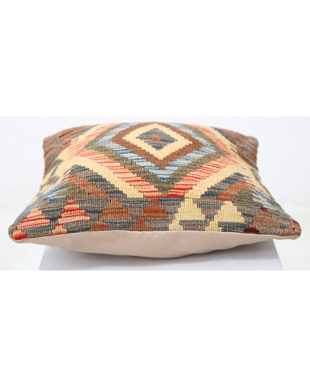 Hand Woven Tribal  Wool Pillow - 1'5'' x 1'5''