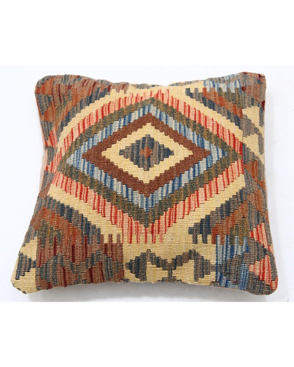 Hand Woven Tribal  Wool Pillow - 1'5'' x 1'5''