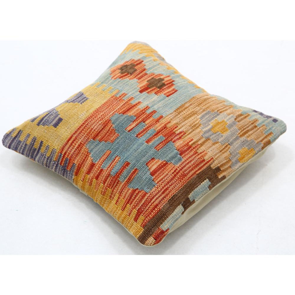 Hand Woven Tribal  Wool Pillow - 1'5'' x 1'5''