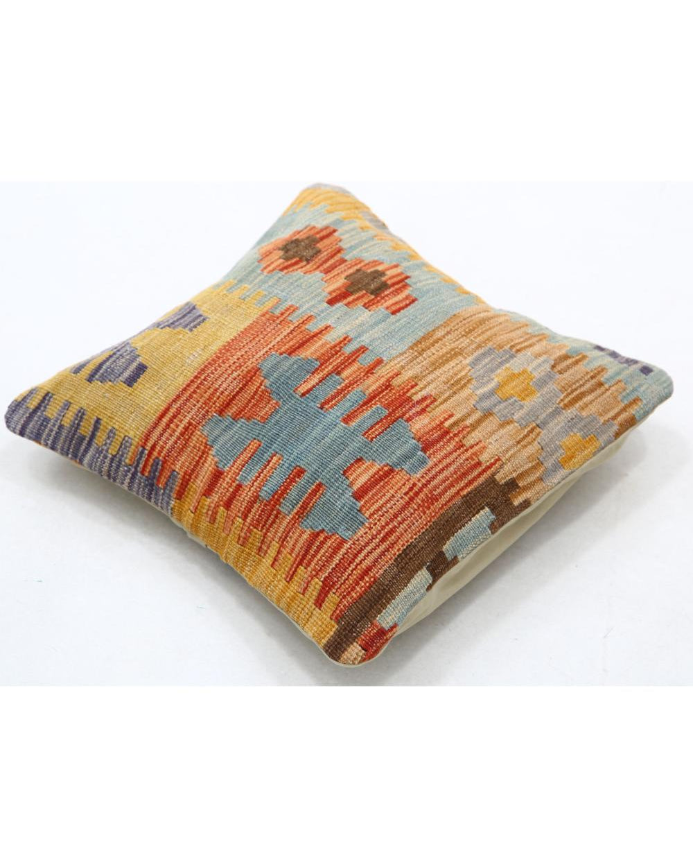 Hand Woven Tribal  Wool Pillow - 1'5'' x 1'5''