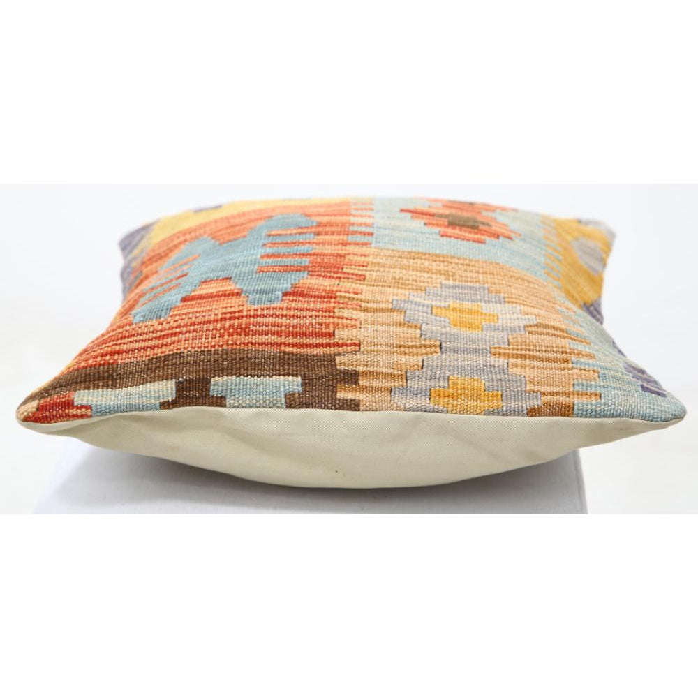 Hand Woven Tribal  Wool Pillow - 1'5'' x 1'5''