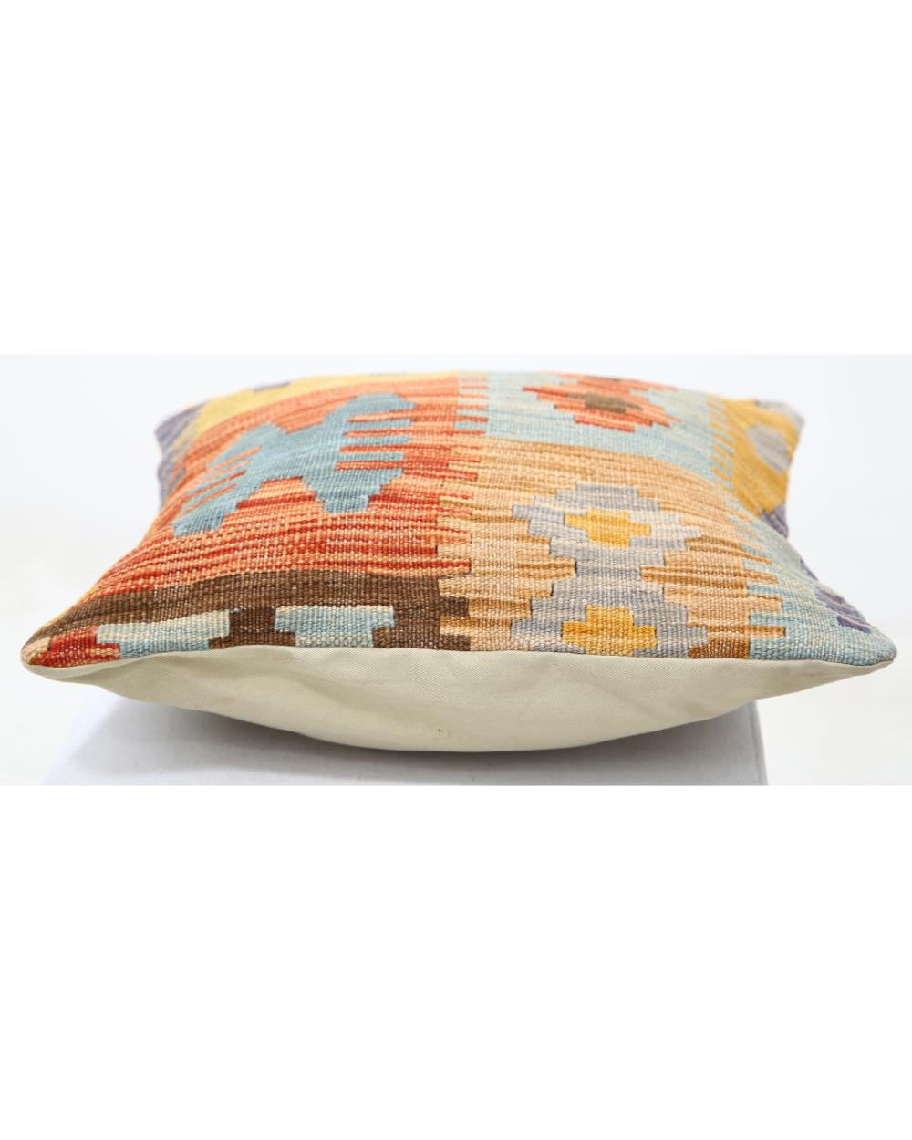 Hand Woven Tribal  Wool Pillow - 1'5'' x 1'5''