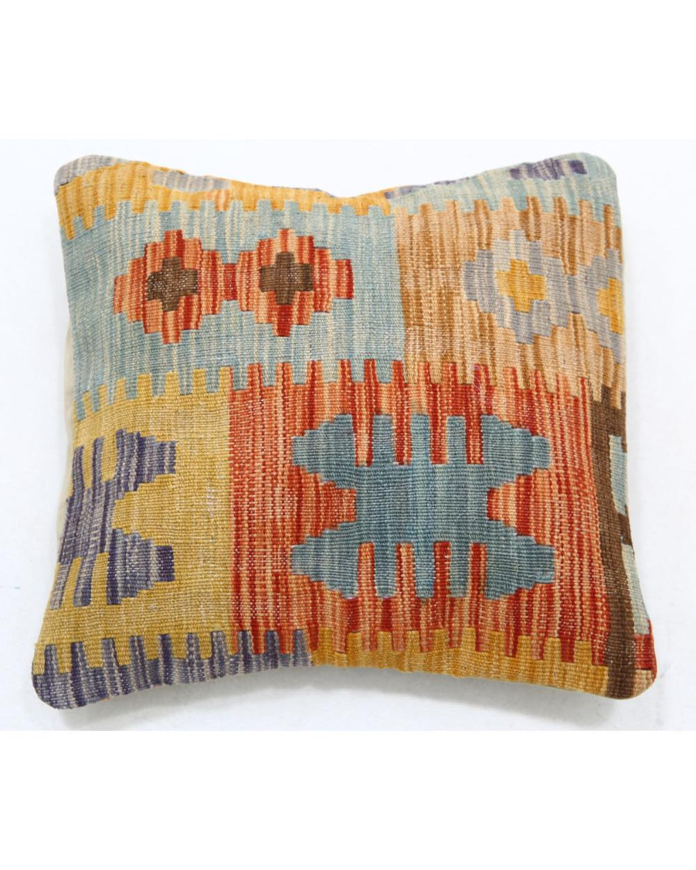 Hand Woven Tribal  Wool Pillow - 1'5'' x 1'5''