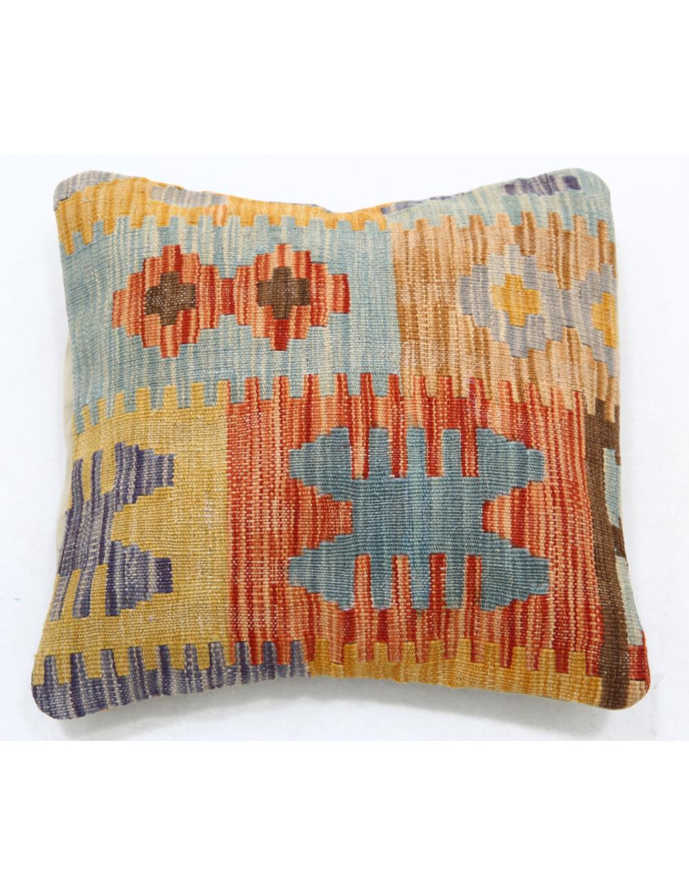 Hand Woven Tribal  Wool Pillow - 1'5'' x 1'5''