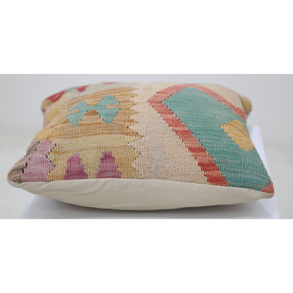 Hand Woven Tribal  Wool Pillow - 1'5'' x 1'5''