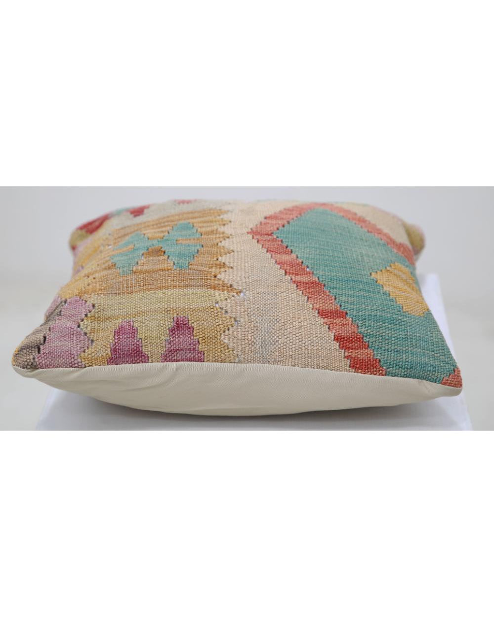 Hand Woven Tribal  Wool Pillow - 1'5'' x 1'5''