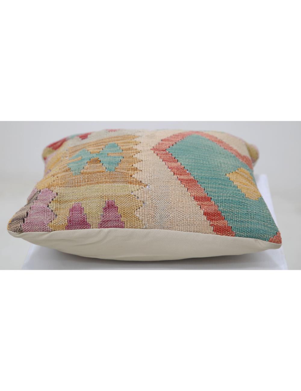 Hand Woven Tribal  Wool Pillow - 1'5'' x 1'5''