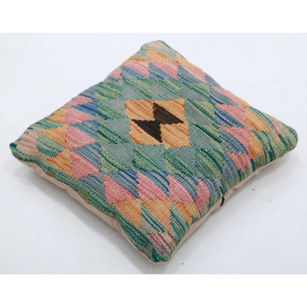 Hand Woven Tribal  Wool Pillow - 1'5'' x 1'5''