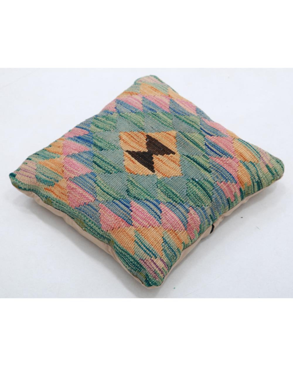 Hand Woven Tribal  Wool Pillow - 1'5'' x 1'5''
