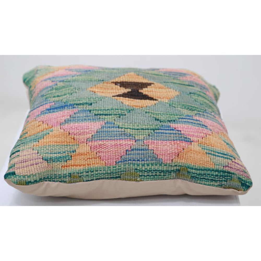 Hand Woven Tribal  Wool Pillow - 1'5'' x 1'5''
