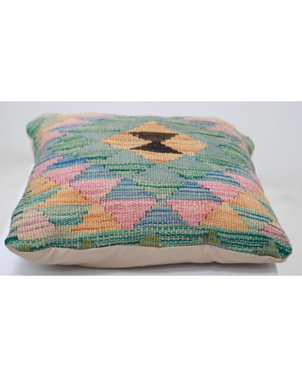 Hand Woven Tribal  Wool Pillow - 1'5'' x 1'5''