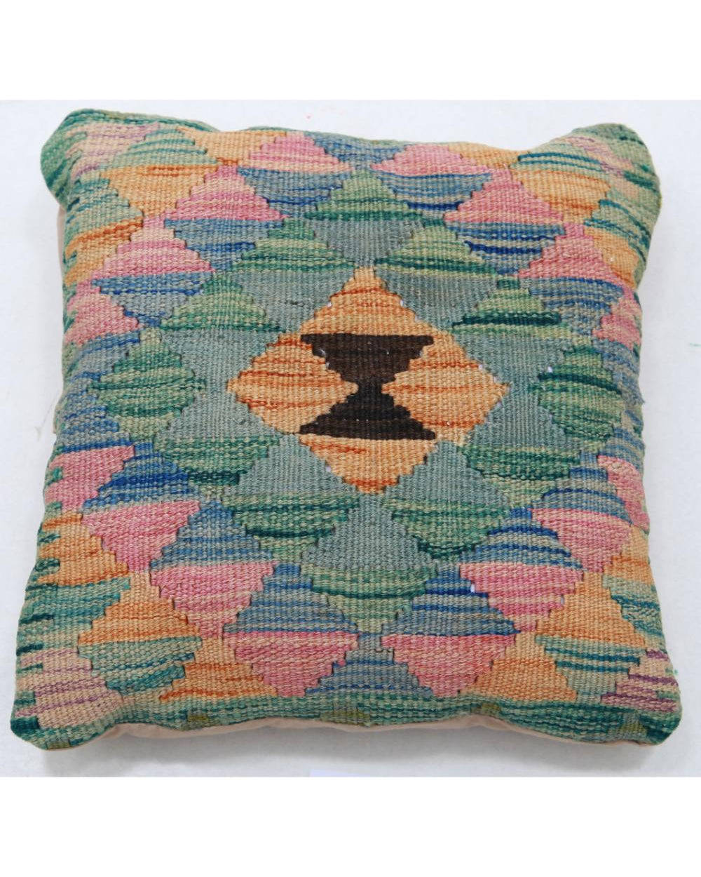Hand Woven Tribal  Wool Pillow - 1'5'' x 1'5''