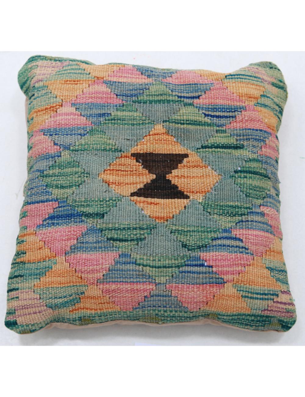 Hand Woven Tribal  Wool Pillow - 1&#39;5&#39;&#39; x 1&#39;5&#39;&#39;