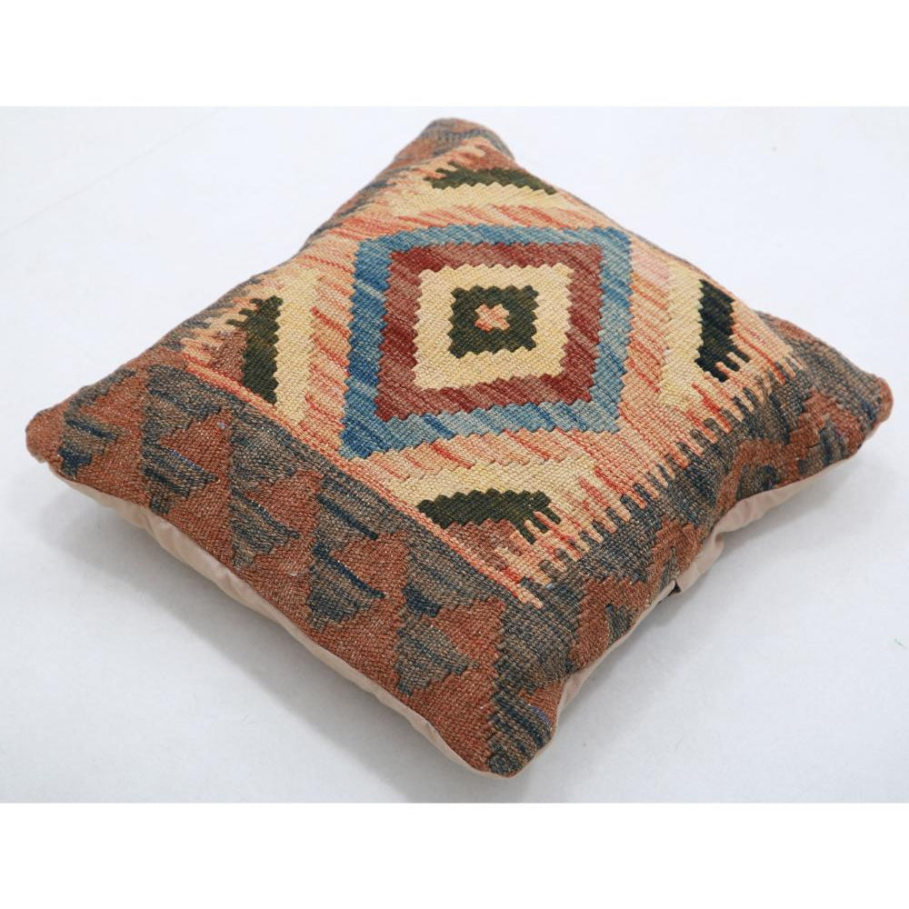 Hand Woven Tribal  Wool Pillow - 1'5'' x 1'5''