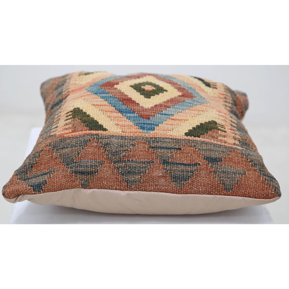 Hand Woven Tribal  Wool Pillow - 1'5'' x 1'5''