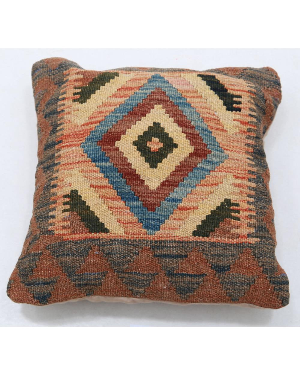 Hand Woven Tribal  Wool Pillow - 1'5'' x 1'5''