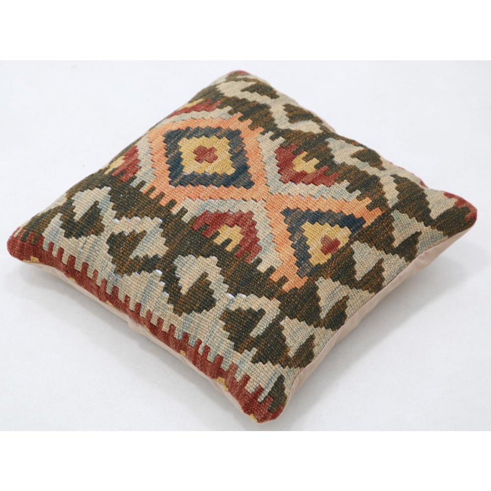 Hand Woven Tribal  Wool Pillow - 1'5'' x 1'5''