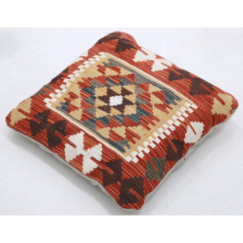 Hand Woven Tribal  Wool Pillow - 1'5'' x 1'5''
