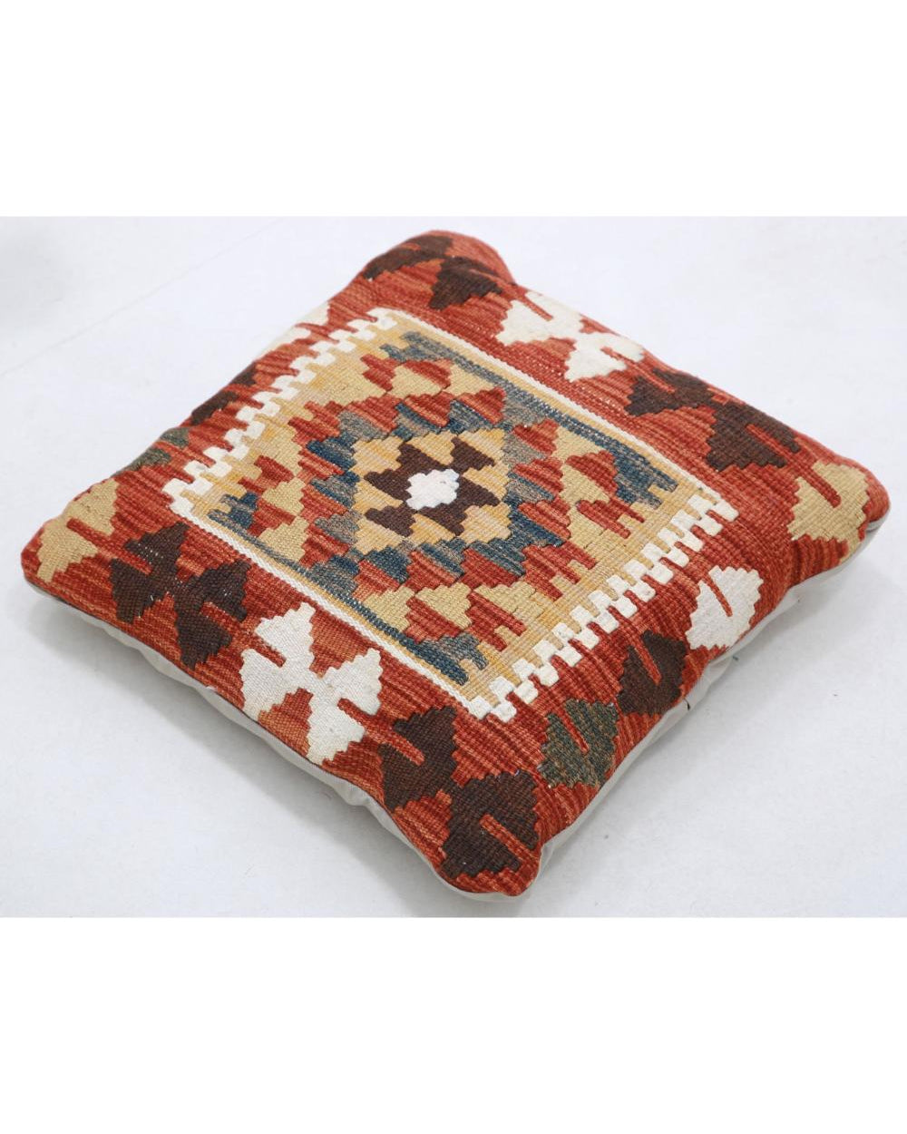Hand Woven Tribal  Wool Pillow - 1'5'' x 1'5''