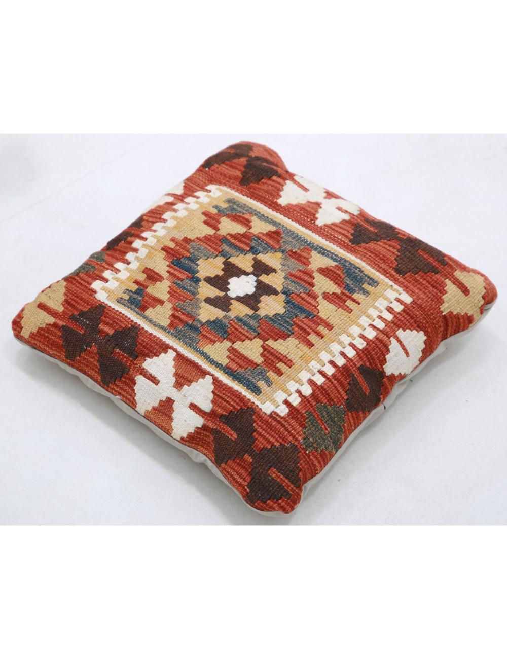 Hand Woven Tribal  Wool Pillow - 1'5'' x 1'5''