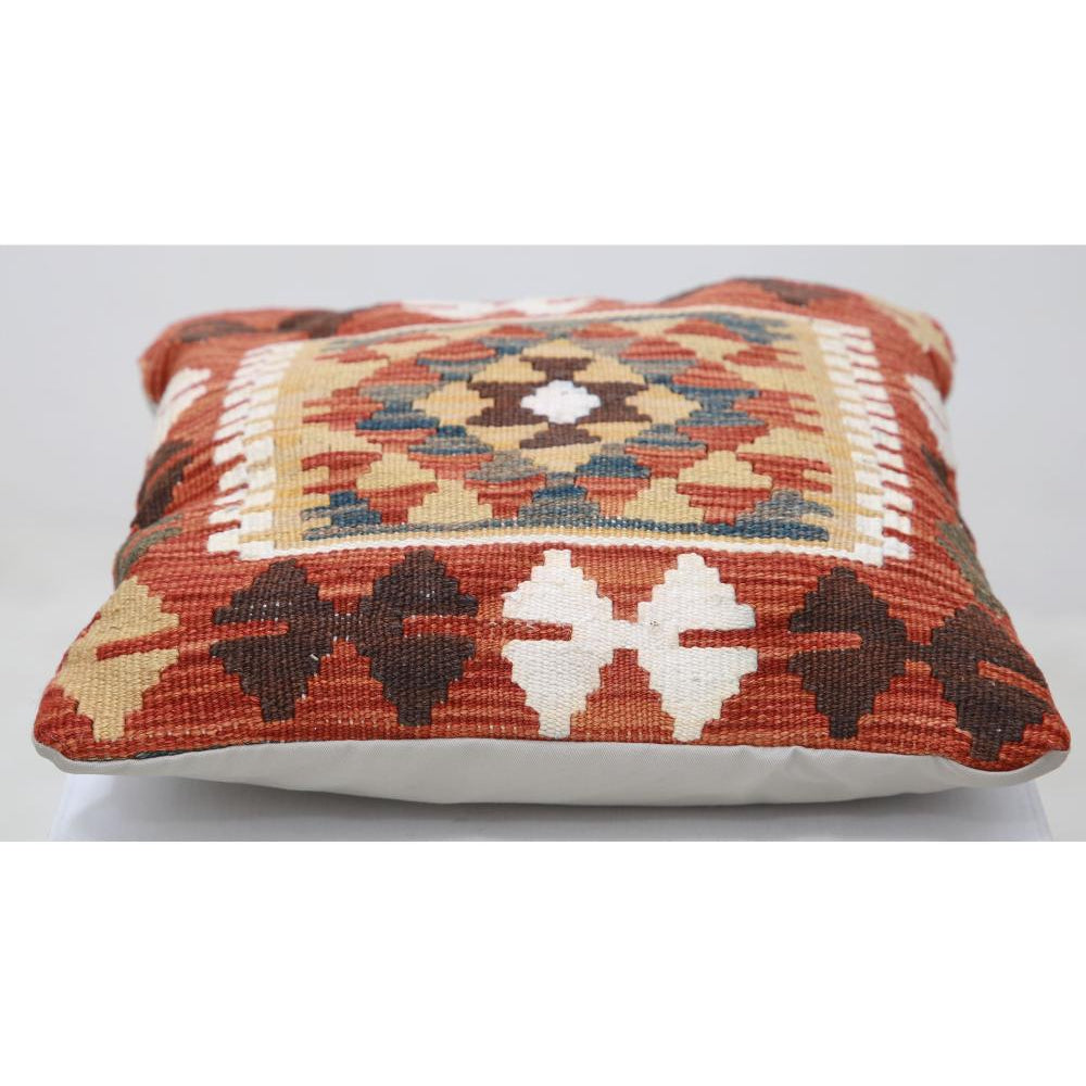Hand Woven Tribal  Wool Pillow - 1'5'' x 1'5''