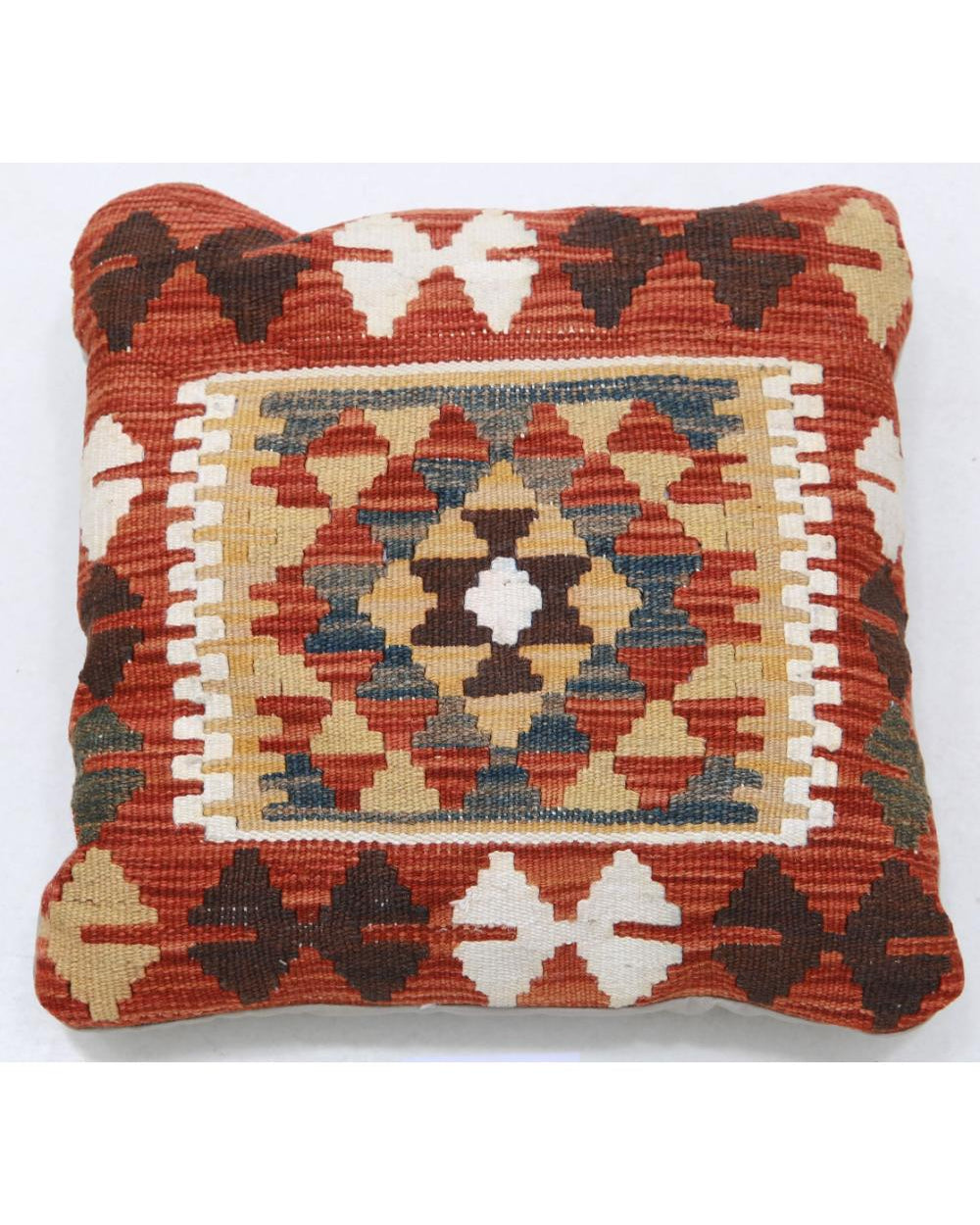 Hand Woven Tribal  Wool Pillow - 1'5'' x 1'5''
