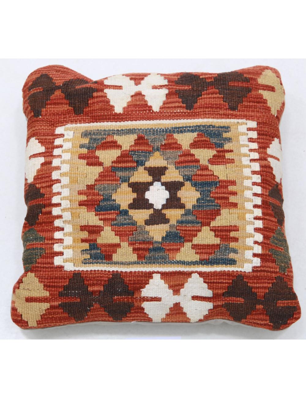 Hand Woven Tribal  Wool Pillow - 1'5'' x 1'5''
