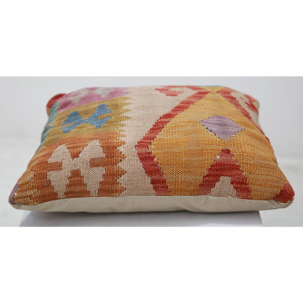 Hand Woven Tribal  Wool Pillow - 1'5'' x 1'5''
