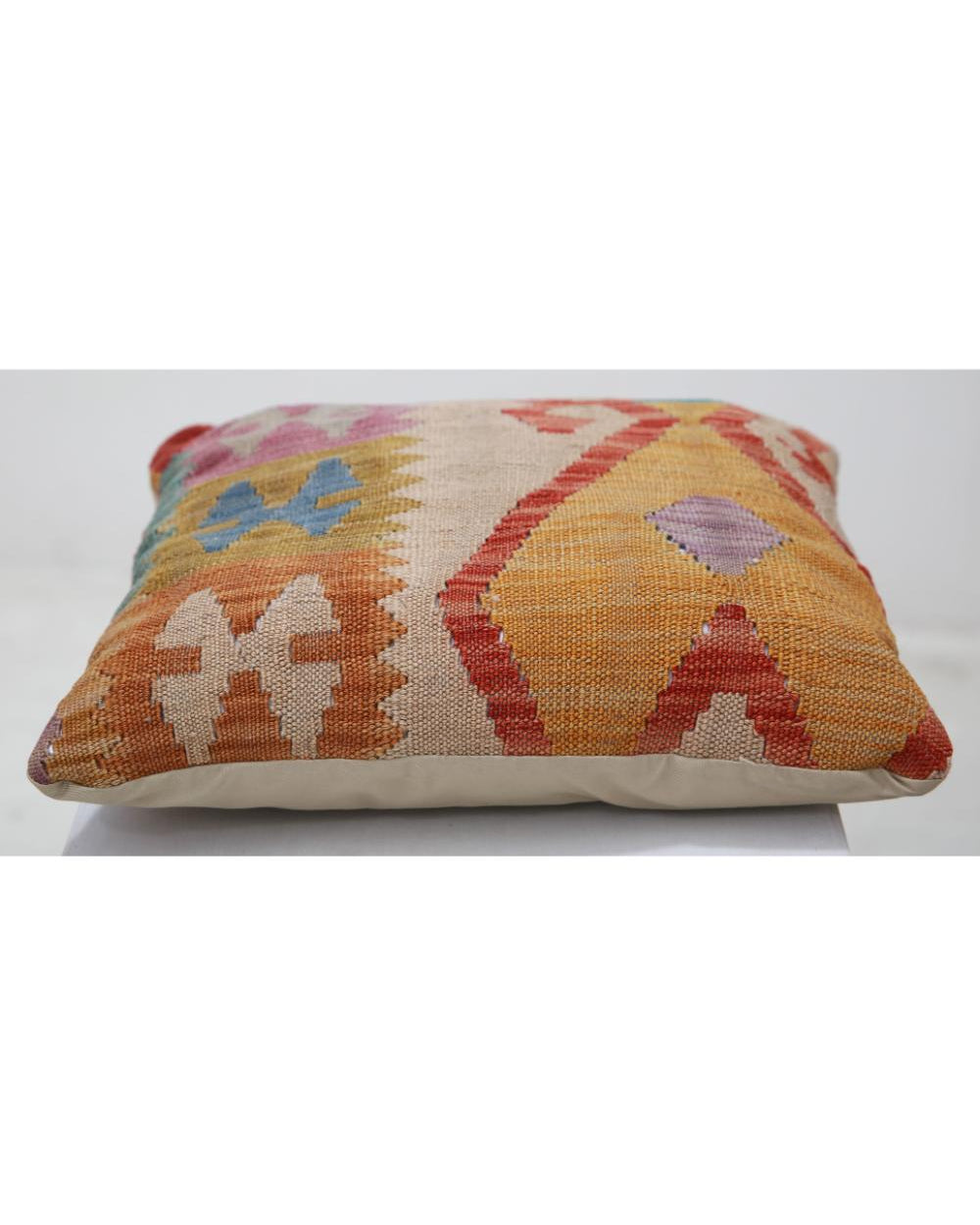 Hand Woven Tribal  Wool Pillow - 1'5'' x 1'5''