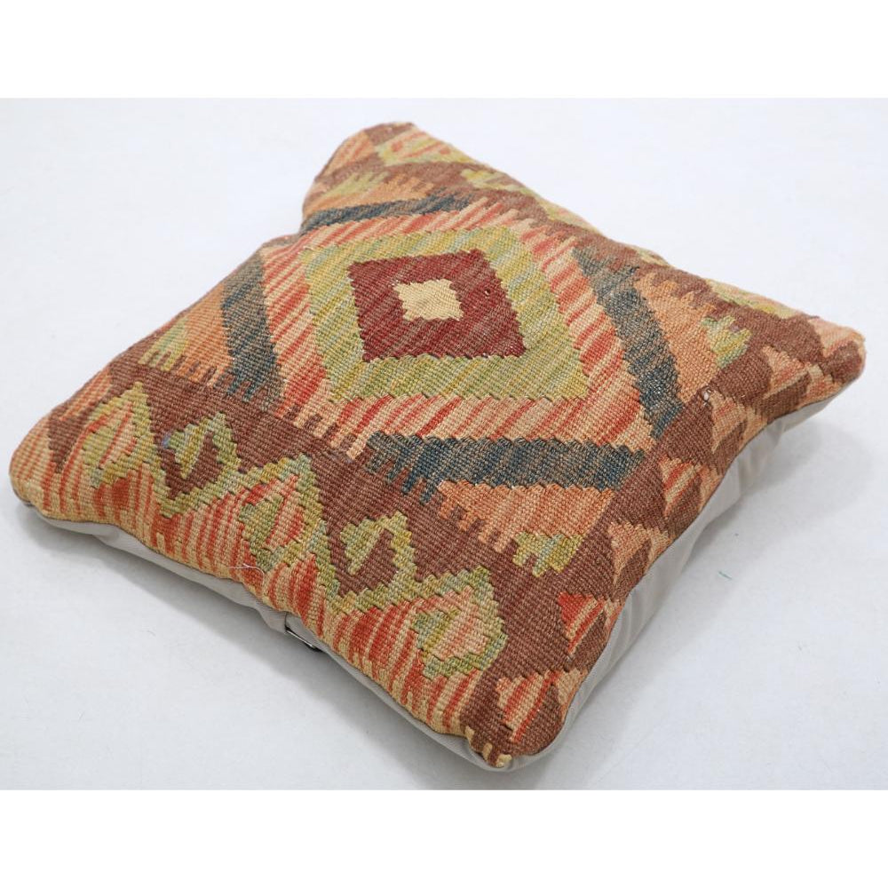 Hand Woven Tribal  Wool Pillow - 1'5'' x 1'5''