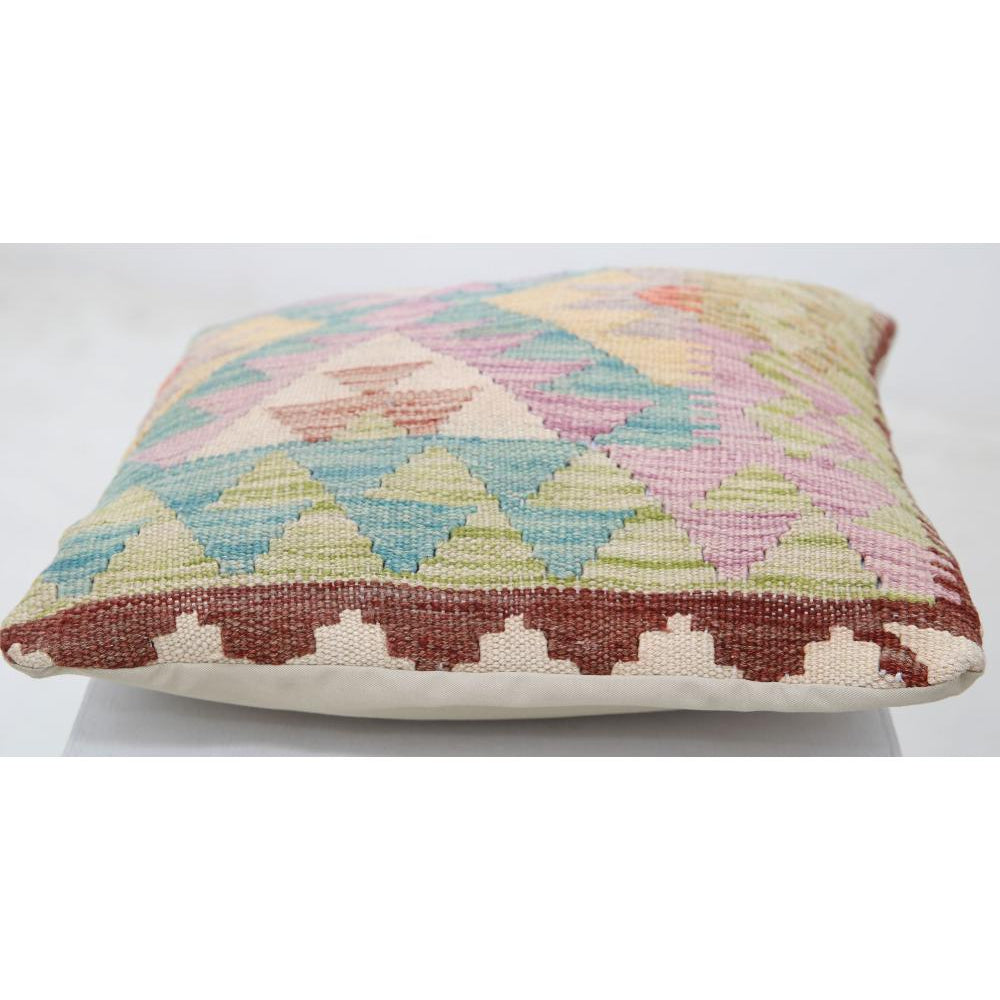 Hand Woven Tribal  Wool Pillow - 1'5'' x 1'5''