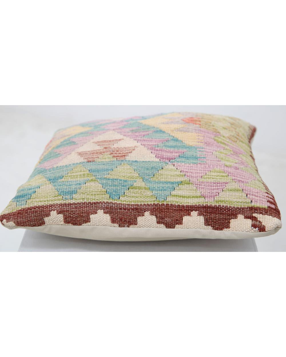 Hand Woven Tribal  Wool Pillow - 1'5'' x 1'5''