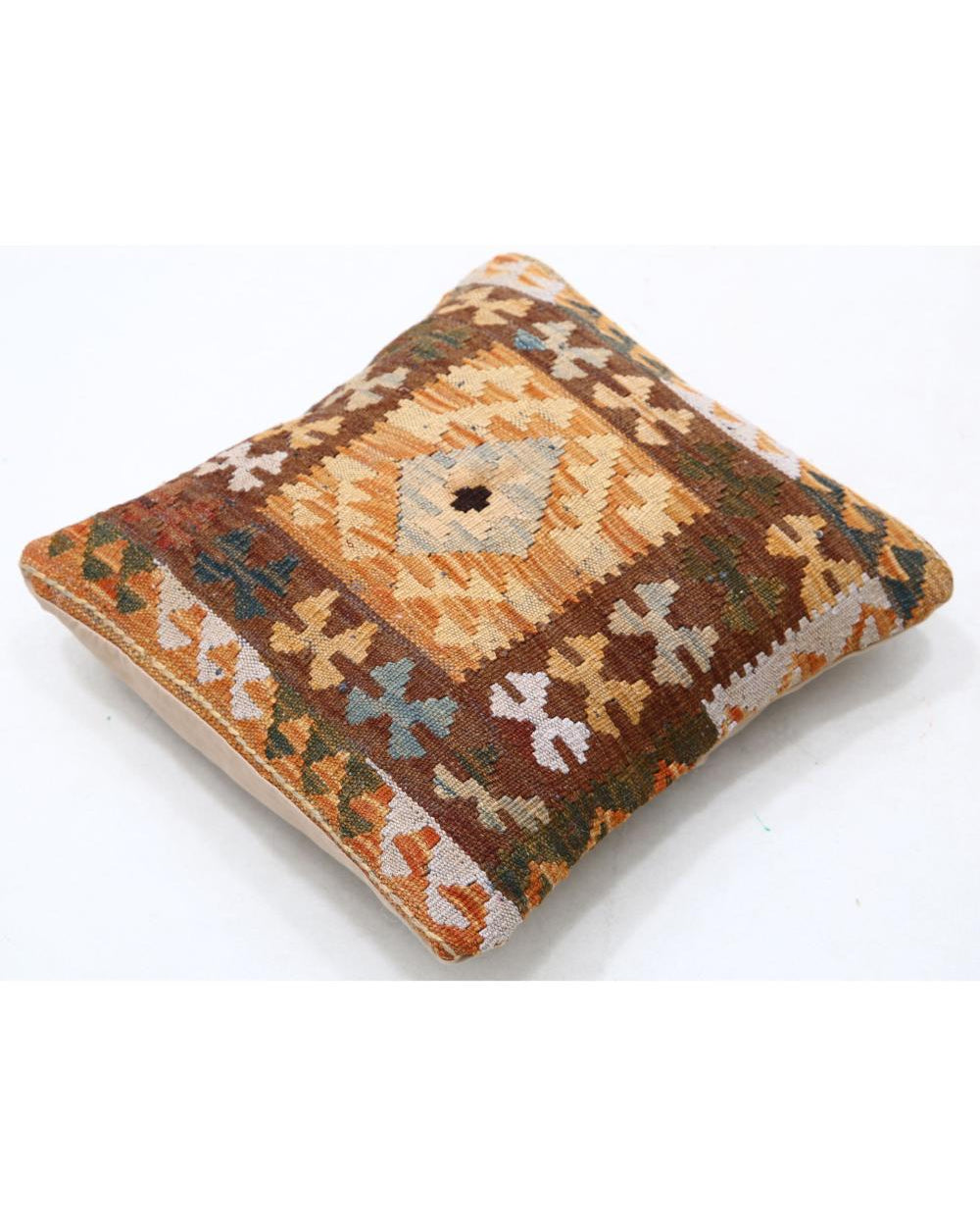 Hand Woven Tribal  Wool Pillow - 1'5'' x 1'5''