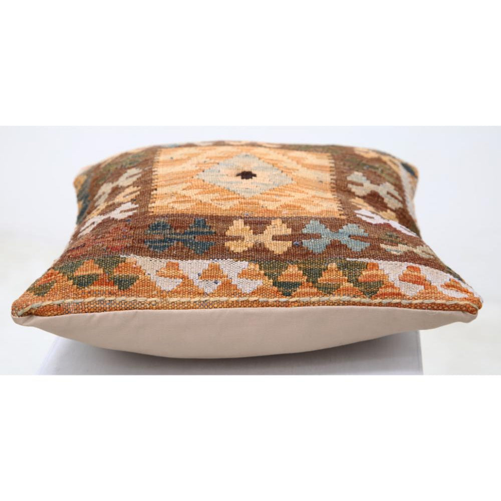 Hand Woven Tribal  Wool Pillow - 1'5'' x 1'5''