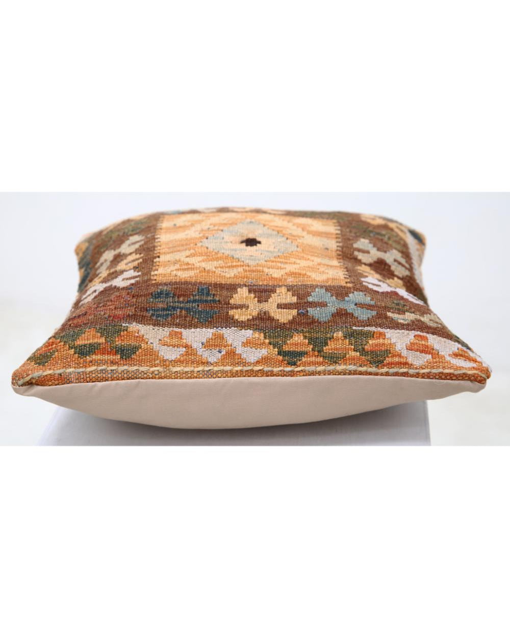 Hand Woven Tribal  Wool Pillow - 1'5'' x 1'5''