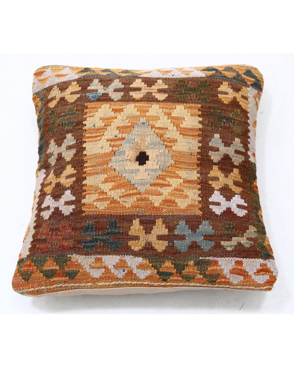 Hand Woven Tribal  Wool Pillow - 1'5'' x 1'5''