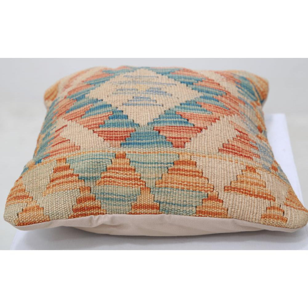Hand Woven Tribal  Wool Pillow - 1'5'' x 1'5''