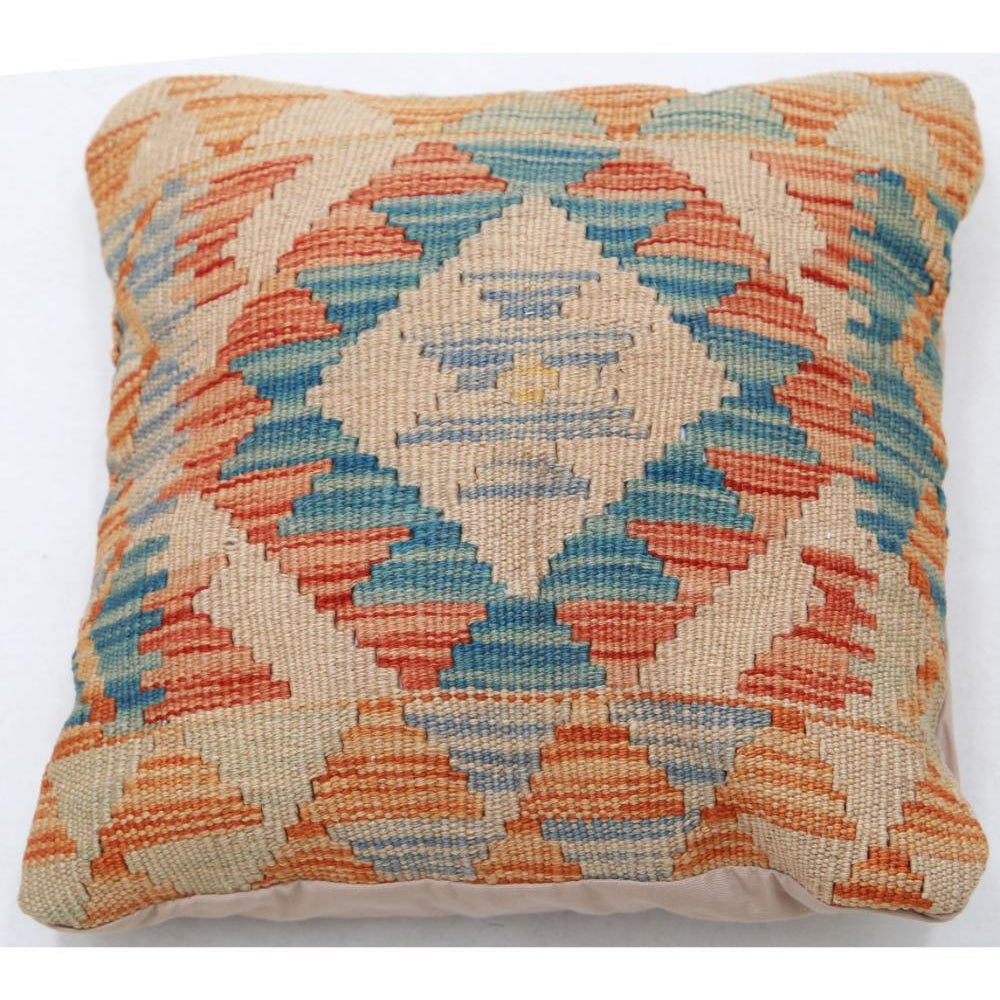Hand Woven Tribal  Wool Pillow - 1'5'' x 1'5''
