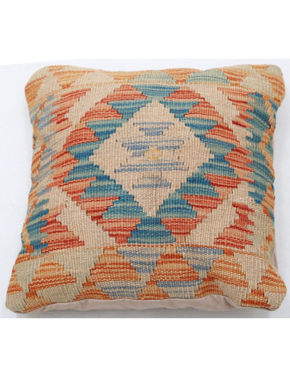 Hand Woven Tribal  Wool Pillow - 1&#39;5&#39;&#39; x 1&#39;5&#39;&#39;