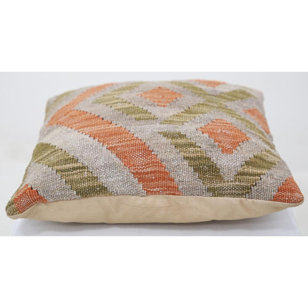 Hand Woven Tribal  Wool Pillow - 1'5'' x 1'5''