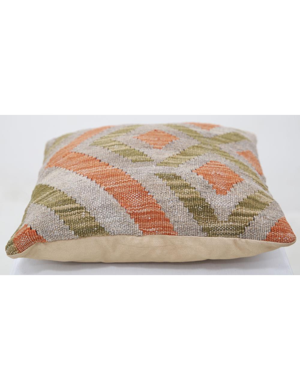 Hand Woven Tribal  Wool Pillow - 1'5'' x 1'5''
