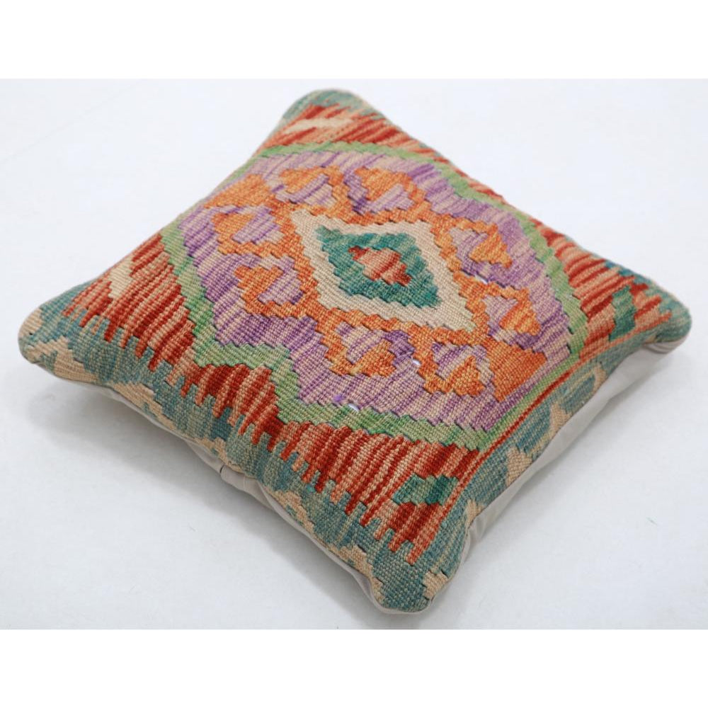 Hand Woven Tribal  Wool Pillow - 1'5'' x 1'5''