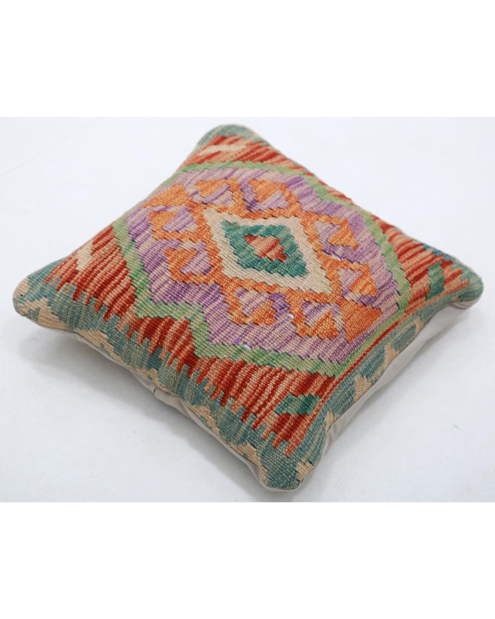 Hand Woven Tribal  Wool Pillow - 1'5'' x 1'5''