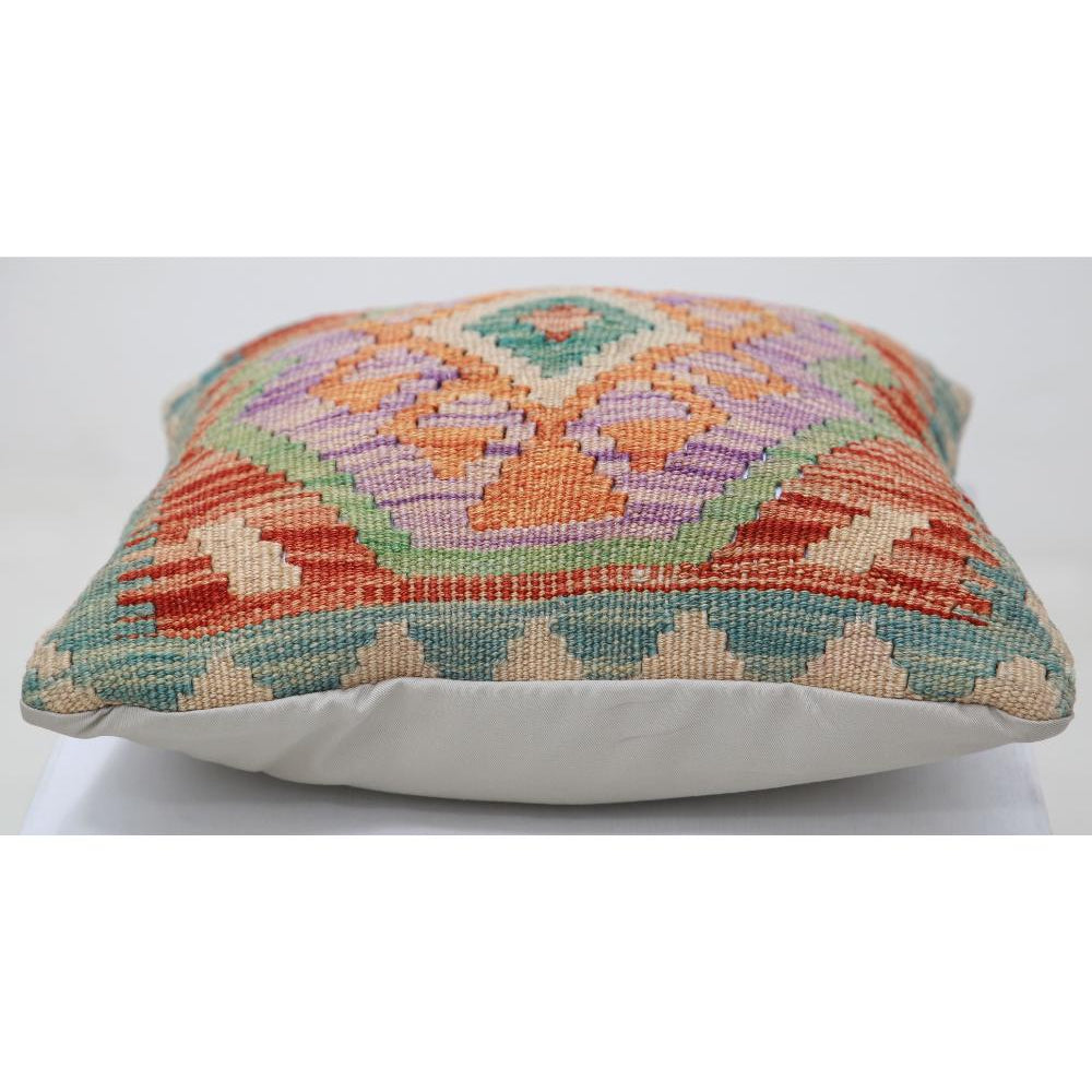 Hand Woven Tribal  Wool Pillow - 1'5'' x 1'5''