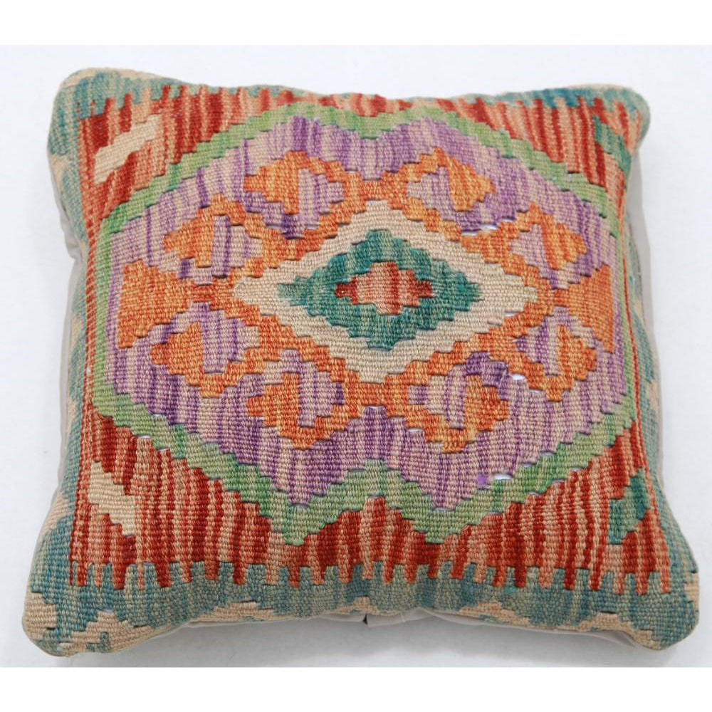 Hand Woven Tribal  Wool Pillow - 1'5'' x 1'5''