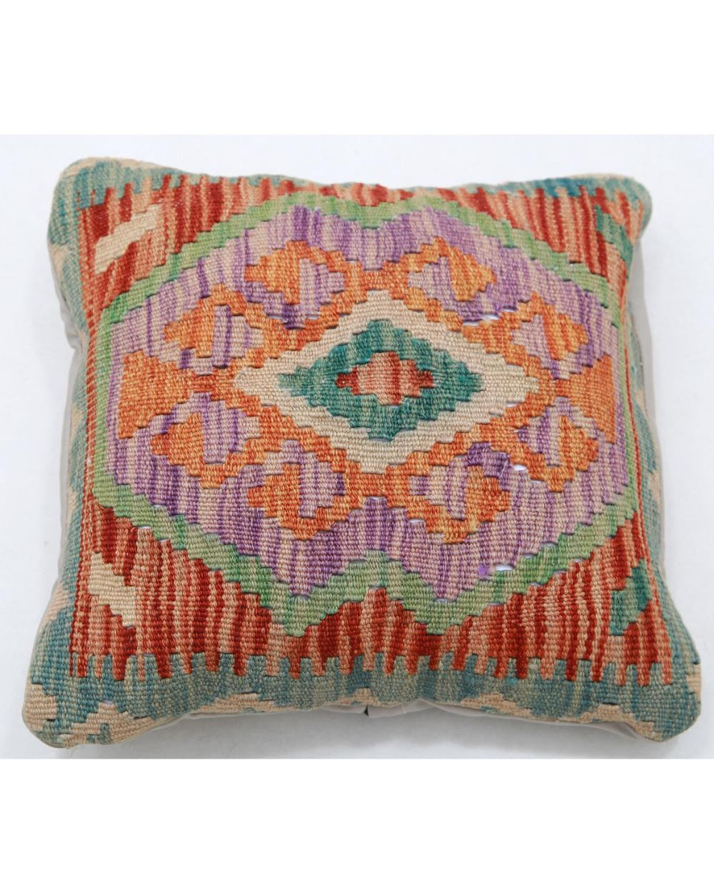 Hand Woven Tribal  Wool Pillow - 1'5'' x 1'5''