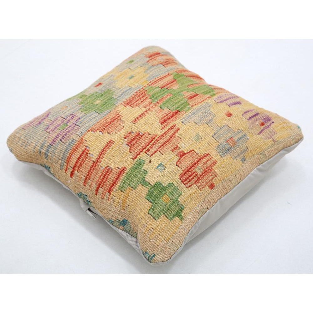 Hand Woven Tribal  Wool Pillow - 1'5'' x 1'5''
