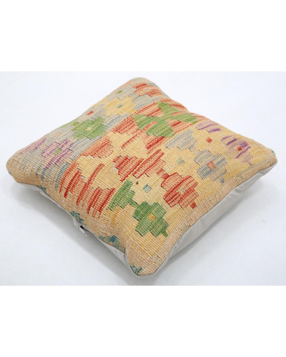 Hand Woven Tribal  Wool Pillow - 1'5'' x 1'5''