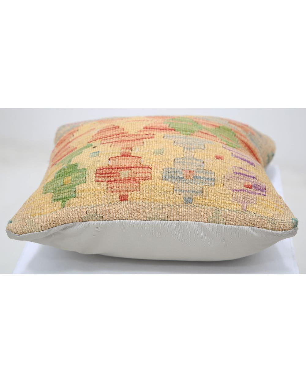 Hand Woven Tribal  Wool Pillow - 1'5'' x 1'5''