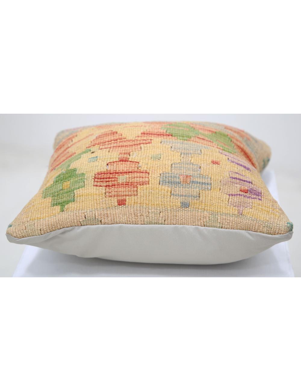 Hand Woven Tribal  Wool Pillow - 1'5'' x 1'5''